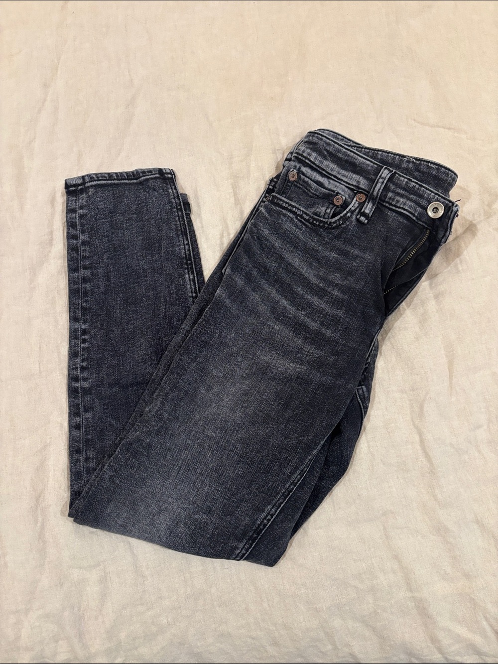rag & bone Washed Black - Cate Mid-Rise Ankle Skinny